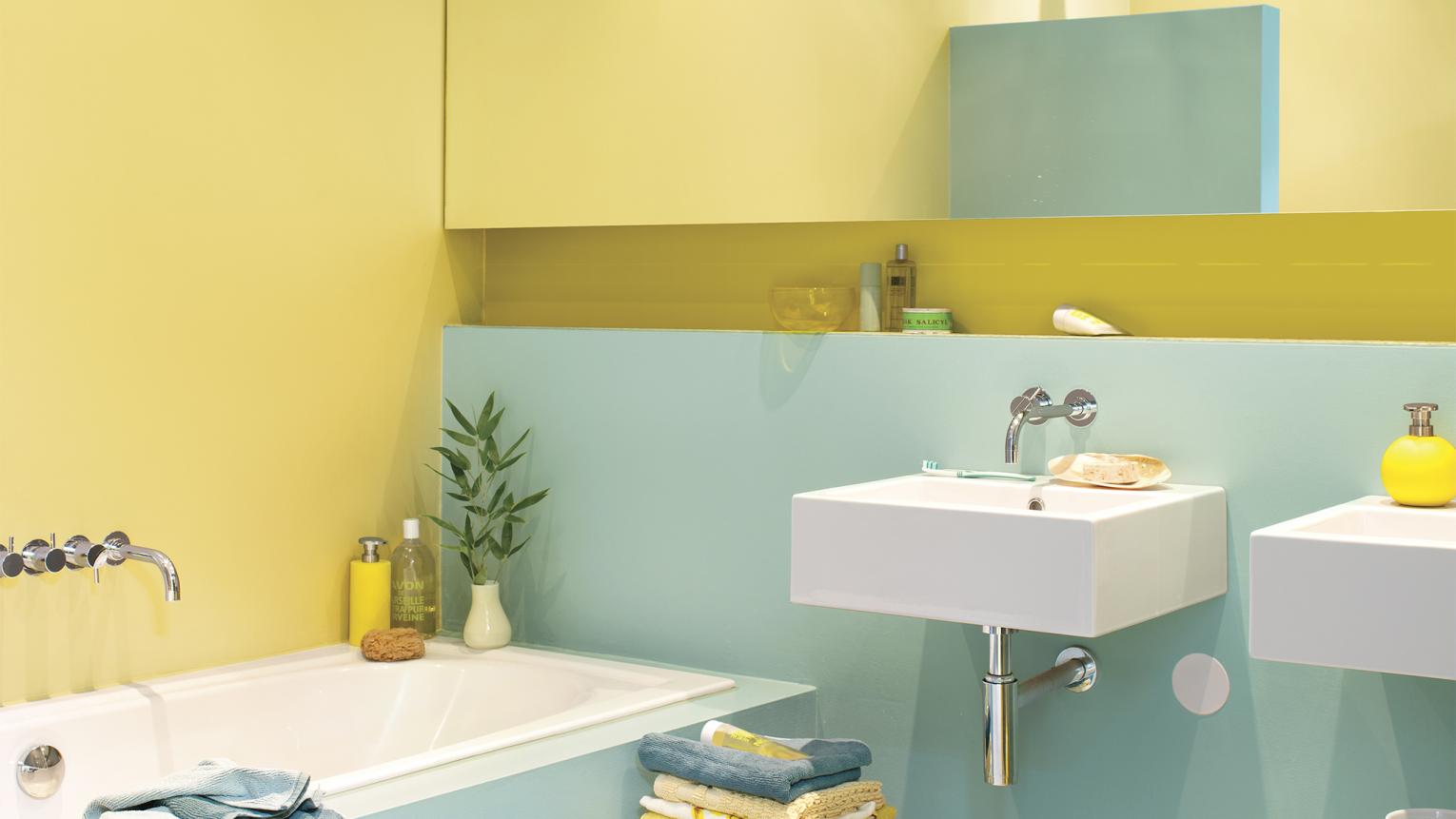 ¿Baño pequeño? Renovalo con color | Pinturas de Color para Interiores y